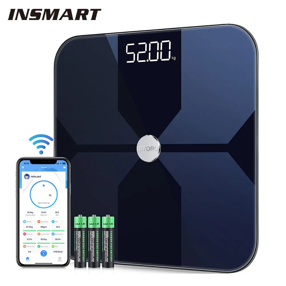 Digital Body Weight Scale - Body Fat Scale Wifi Home Precision