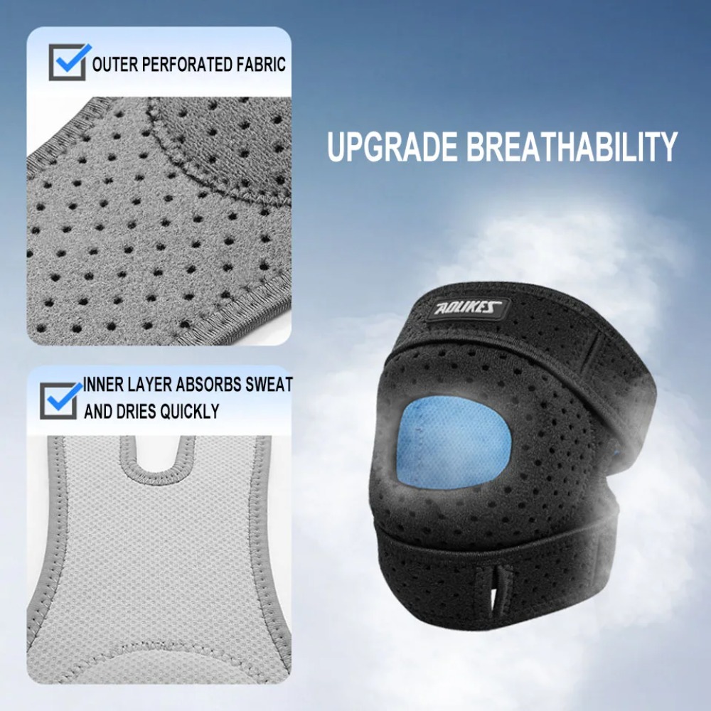 New 1PCS Patella Knee Brace Co - огляд і ціна Compression Knee Sleeve