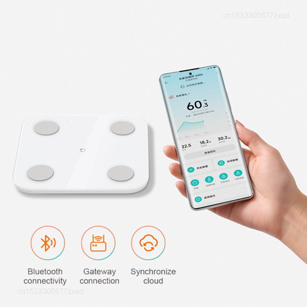 Mijia Body Fat Scale S400 Blue - огляд і ціна Digital Body Weight Scale
