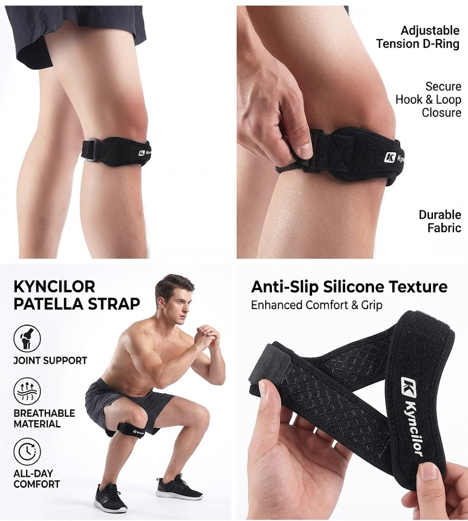 1 Sports Leg Sleeve, Full Leg  - огляд і ціна Compression Knee Sleeve
