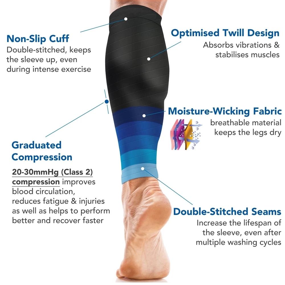 1Pair Calf Compression Sleeve  - огляд і ціна Compression Knee Sleeve